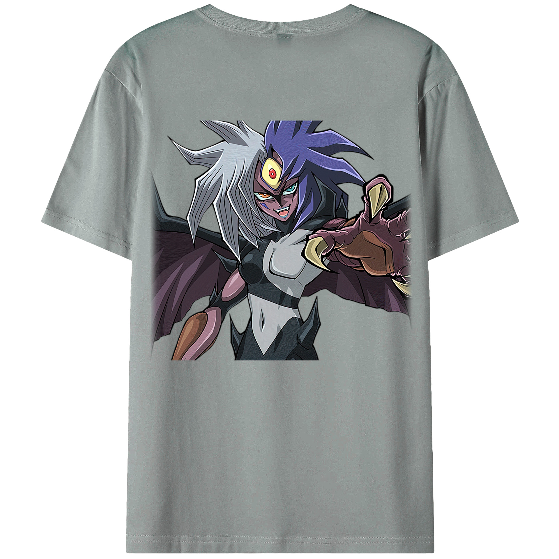 （画像用） 遊☆戯☆王 Yu-Gi-Oh! 綿100％ メンズ半袖Tシャツ（バックプリント） 通気性